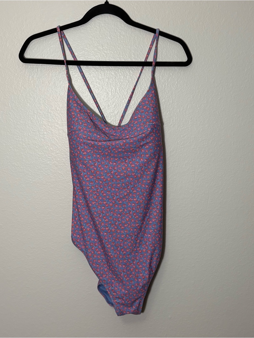 NWT J. CREW Curved One Piece Swimsuit Summer Fields Floral Print Size 20